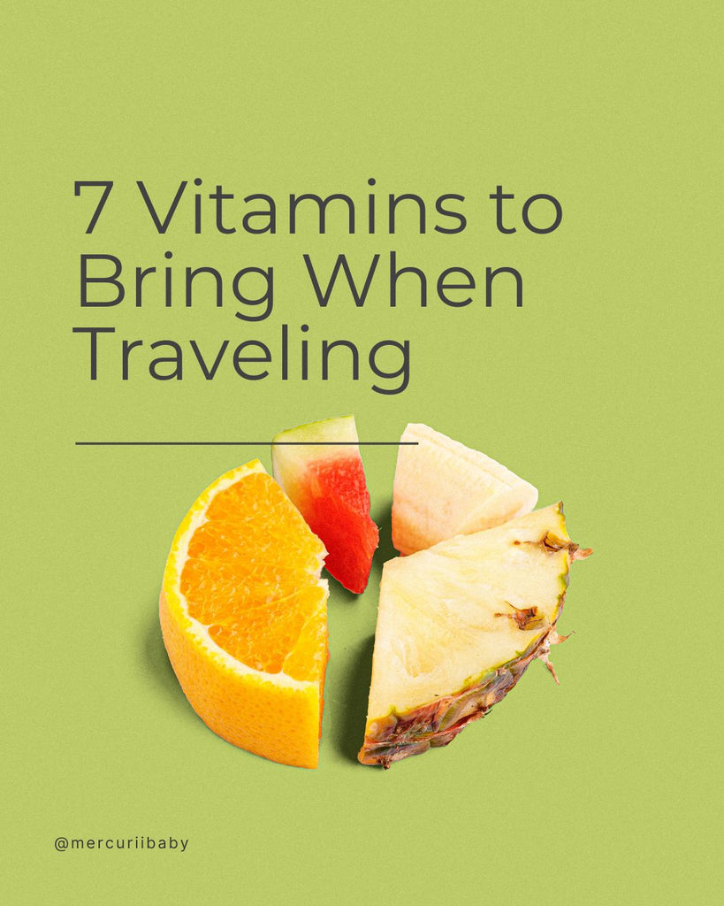 7 Vitamins to Bring When Traveling with fruit slices 
